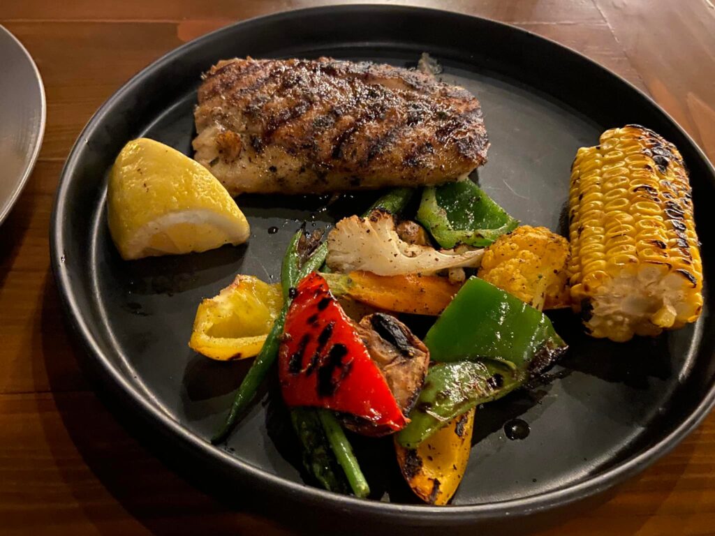 Nak Grill & Bar ‘s food – Entry - Grilled grouper fillet